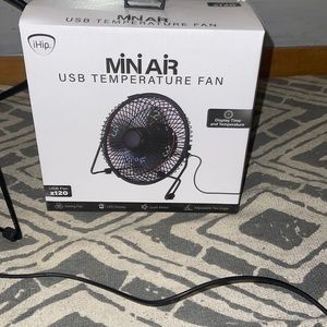 Mini air usb temperature fan